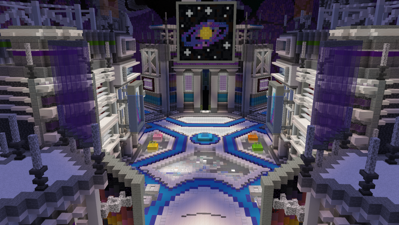 Futuristic Space Themed Lobby Image 2