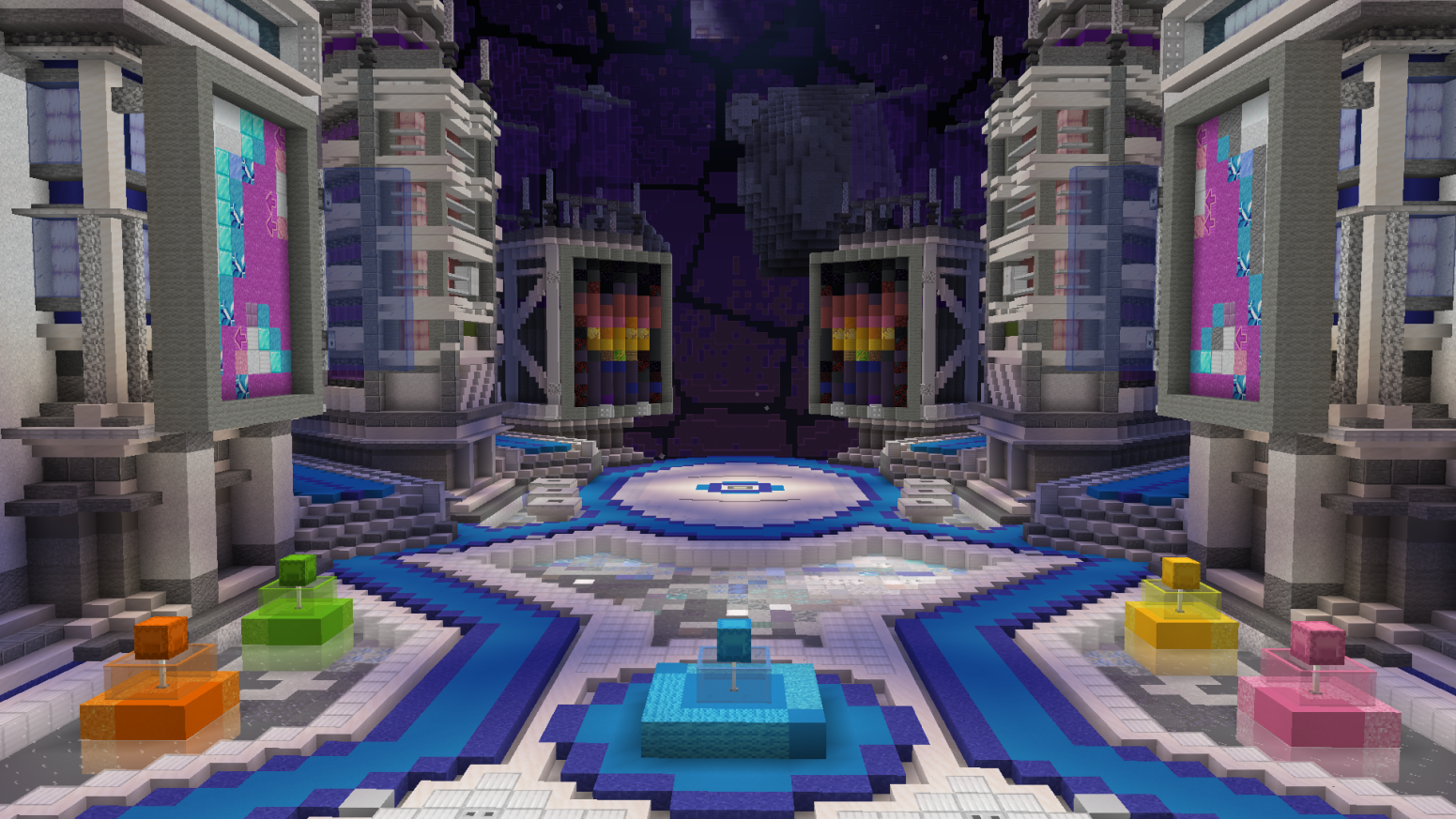 Futuristic Space Themed Lobby Image 3