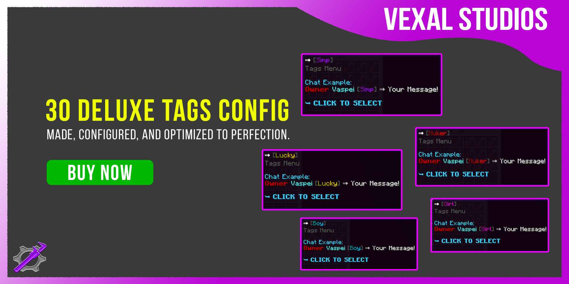 30 Deluxe Tags Config Banner