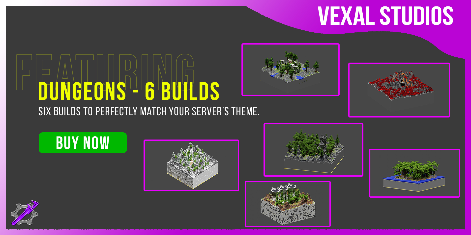6 Dungeons Build Pack Banner